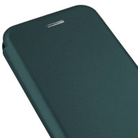 Луксозен кожен калъф тефтер ултра тънък Wallet FLEXI и стойка за Huawei Nova 9 / Huawei Honor 50 зелен 